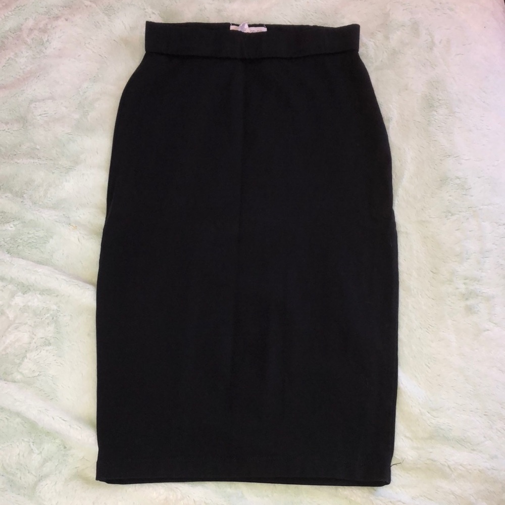 F21 Black Pencil Skirt